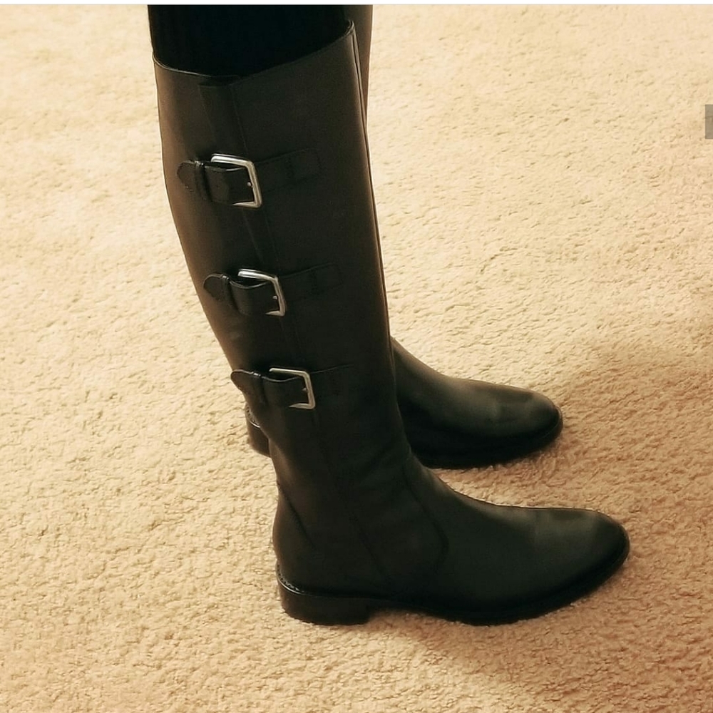 Ecco Authetic Leather Riding Boot